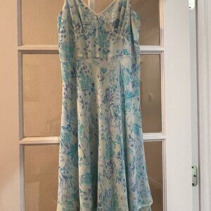 Breezy light blue Ann Taylor Petite dress